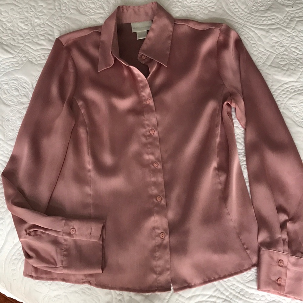 SOFT & SILKY ROSY PINK CLASSY & CLASSIC BLOUSE